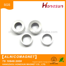 Manufacturers custom Cheap hot sale sintered alnico hard ring magnet